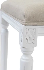 фото Дизайнерский обеденный стул Lotos White в интерьере в Краснодаре