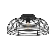 43896 Потолочная люстра RINROE, 1х40W (E27), H200, ?450, сталь, черный на заказ в Краснодаре