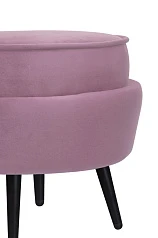Пуф Pearl Adorn Pink на черных ножках в Краснодаре