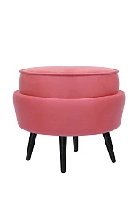 Пуф Pearl Adorn Karmin на черных ножках в интернет-магазине в Краснодаре
