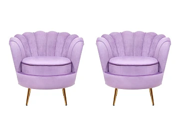 заказать Комплект кресел ракушка Pearl Purple в интернет-магазине в Краснодаре