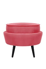 купить стильные Пуф Pearl Adorn Karmin на черных ножках в интернет-магазине в Краснодаре