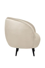 заказать Мягкое кресло Small Benee Beige на черных ножках в Краснодаре