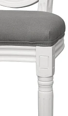 купить Дизайнерский обеденный стул Volker Grey and White в Краснодаре