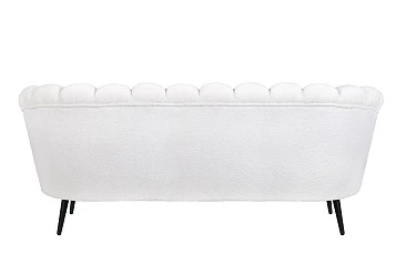Диван ракушка для гостиниц Pearl Triple Boucle на черных ножках в интернет-магазине в Краснодаре