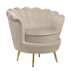 Низкое кресло Pearl Taupe в интерьере в Краснодаре