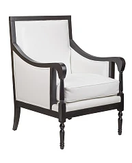 купить Классическое американское кресло Colin White Leather в интернет-магазине в Краснодаре