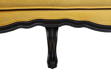 Двухместный дизайнерский диван Brody Double yellow на заказ в Краснодаре