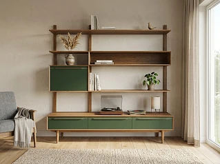 купить Стеллаж "Бруни (Bruni)" с ящиками арт BR-20/6002 в Краснодаре