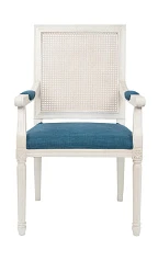 стильный Мягкий стул с подлокотниками Wilton White на заказ в Краснодаре
