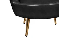 фото Низкое кресло ракушка Pearl Black V2 в Краснодаре