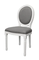 фото Дизайнерский обеденный стул Volker Grey and White в интерьере в Краснодаре