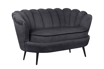 заказать Дизайнерский диван Pearl Double Black на черных ножках в Краснодаре