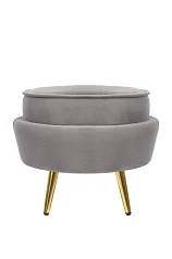 купить стильные Пуф Pearl Adorn Grey в интернет-магазине в Краснодаре