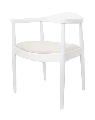 купить стильный Мягкий стул с подлокотниками Carlo White в Краснодаре