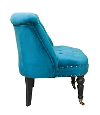 стильное Низкое кресло Aviana Blue Velvet в Краснодаре