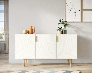 фото Комод с тремя дверками "Line" LN02/GR1/beige в интерьере в Краснодаре