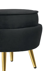 красивые Пуф Pearl Adorn Black в Краснодаре