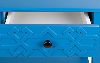 фото Дизайнерская консоль Friz Bright Blue в интерьере в Краснодаре