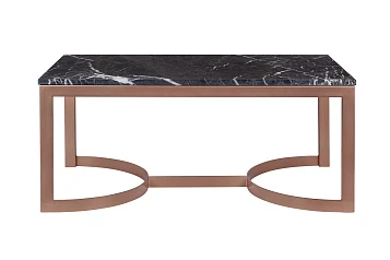 фото Журнальный столик прямоугольный Aron Marble-Cu в интерьере в Краснодаре