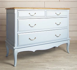 красивый Комод «Leontina Blue» на 4 ящика арт ST9315B на заказ в Краснодаре