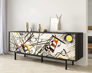 заказать Комод с четыремя дверками "Emerson" by Kandinsky арт EM01/Print_01 в интернет-магазине в Краснодаре