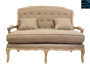 купить стильный Прямой диван модерн Yareli Brown синий в Краснодаре