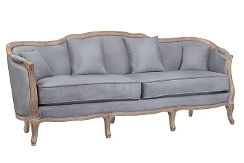 фото Прямой диван Darcy 3 серый в Краснодаре