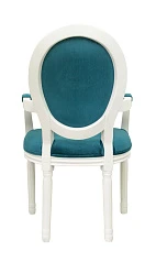 купить красивый Мягкий стул с подлокотниками Volker Arm Blue and White в интернет-магазине в Краснодаре