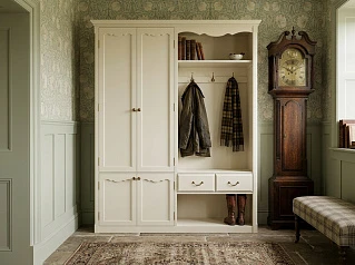 Шкаф-прихожая "Леонтина (Leontina)" с дверками арт ST9361 на заказ в Краснодаре