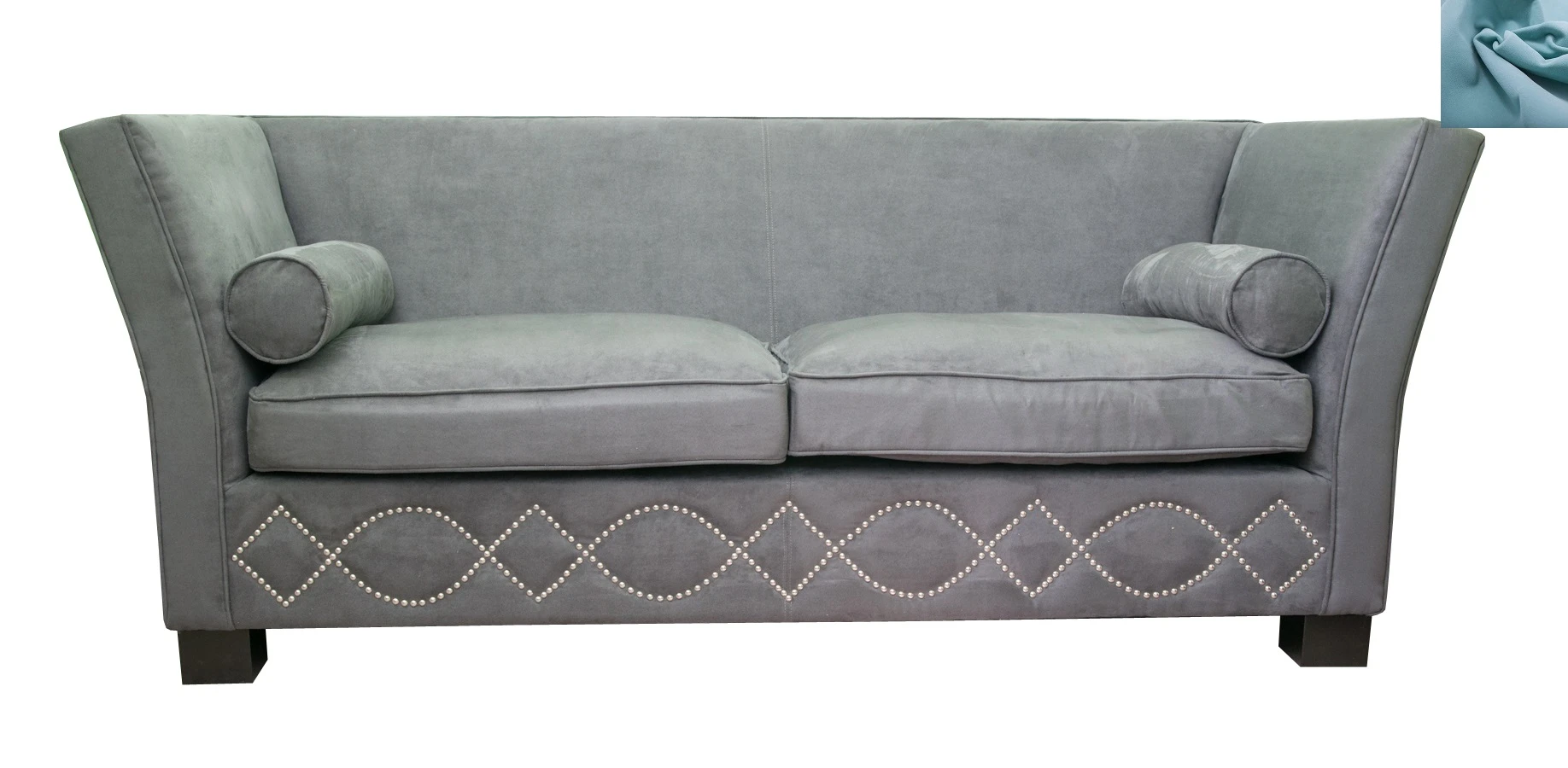 купить красивый Диван арт-деко Volte цвет голубой в Краснодаре