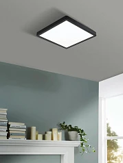 99257 Светодиодный накладной светильник FUEVA 5, 20.5W (LED), 285х285, H28, 2500lm, 4000K, сталь в интерьере в Краснодаре