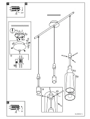 89833 Подвесной потолочный светильник (люстра) PINTO в Краснодаре