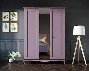 купить Шкаф Leontina Lavanda двухстворчатый с зеркалом арт ST9327ZL в Краснодаре