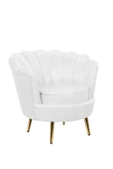 купить Низкое кресло ракушка Pearl White в Краснодаре