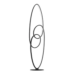 купить стильные 901015 Светодиодный торшер GIANELLA, 38W(LED), алюминий, сталь, черный/пластик, белый, 3000K, 4400lm в интернет-магазине в Краснодаре