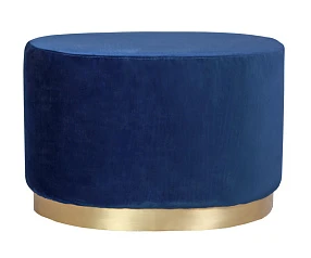 купить стильные Дизайнерский пуф Topper Oval Blue в интернет-магазине в Краснодаре