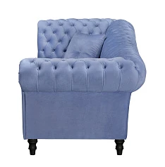 стильные Двухместный диван Lina Blue-B синий в Краснодаре