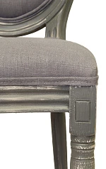 купить Дизайнерский обеденный стул модерн Volker Button Grey в интернет-магазине в Краснодаре