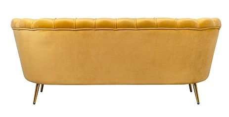 фото Дизайнерский диван Pearl Triple Yellow в интерьере в Краснодаре