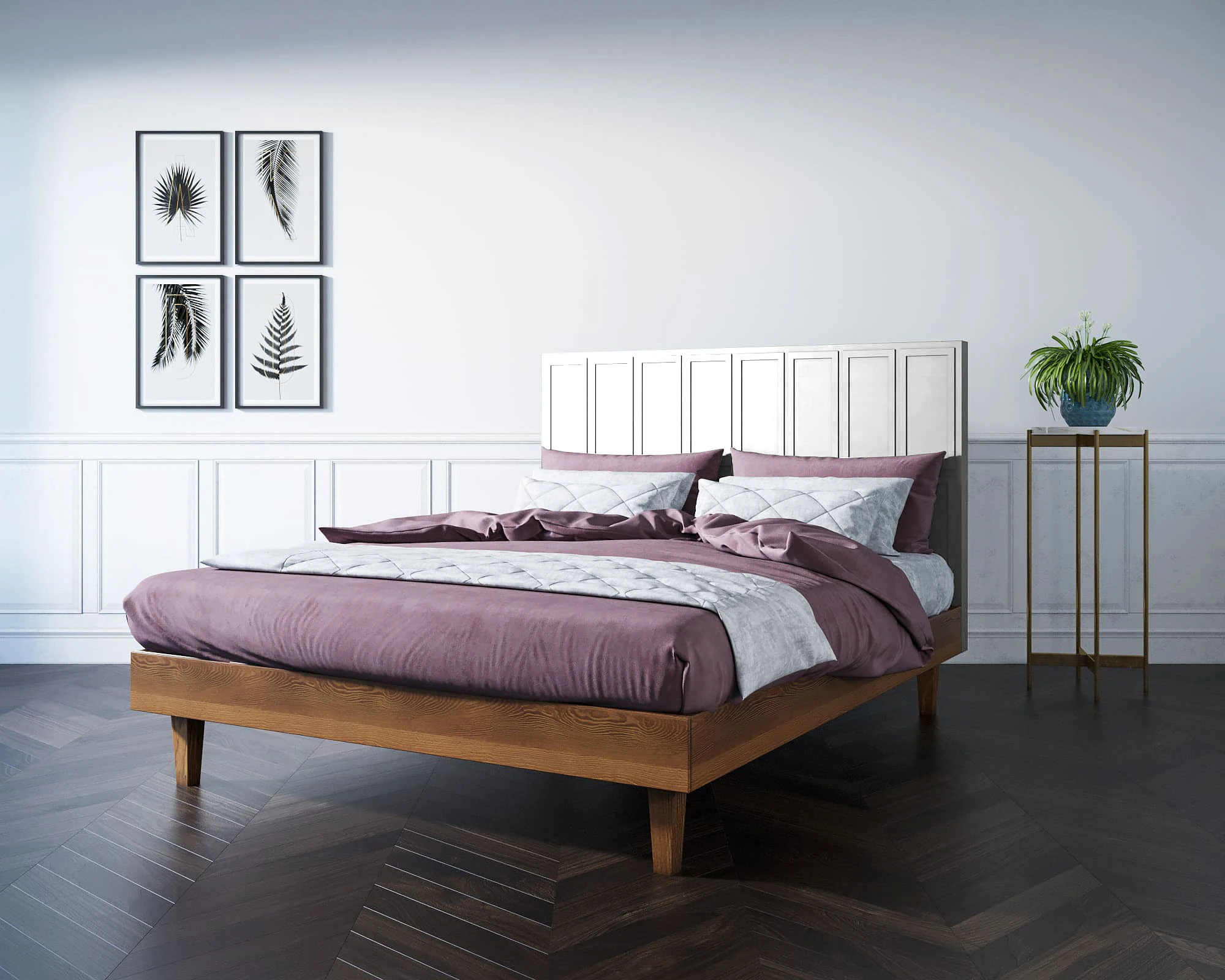 красивые Кровать "Andersen" 180х200 см арт AN180WH в Краснодаре