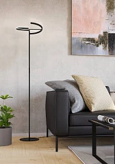 фото 901972 Светодиодный торшер CASTELPOTO, 2X8,8W(LED), 3000K, 2000lm, сталь, черный, белый в Краснодаре