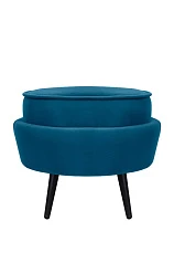 купить красивые Пуф Pearl Adorn Marine на черных ножках в интернет-магазине в Краснодаре
