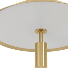 купить 390272 Люстра диммируемая PARAGUAY, 3X12W (LED), 3000K, 4080lm, L970, B270, H1500, сталь, черный, матовая латунь/пластик, белый в Краснодаре