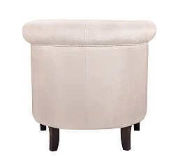 купить стильное Низкое кресло Swaun Beige Velvet в интернет-магазине в Краснодаре