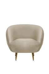 Мягкое кресло Small Benee Taupe в интерьере в Краснодаре