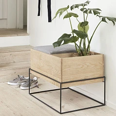 заказать БАНКЕТКА С ПОДУШКОЙ И ЯЩИКОМ ДЛЯ ХРАНЕНИЯ HUBSCH в интернет-магазине в Краснодаре