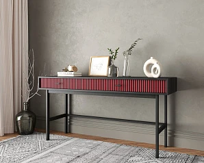 Консоль с двумя ящиками "Emerson" арт EM22/red/L в Краснодаре