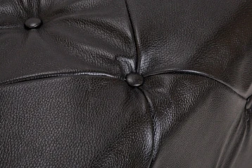 Дизайнерский пуф Amrit Black Leather в интернет-магазине в Краснодаре