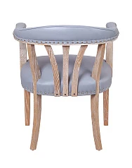 фото Мягкий стул с подлокотниками Tanner Gray Leather в Краснодаре